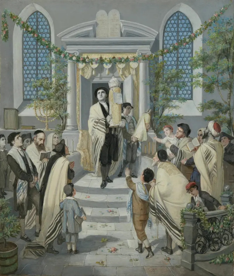 Šavuot (Letnice), Moritz Daniel Oppenheim