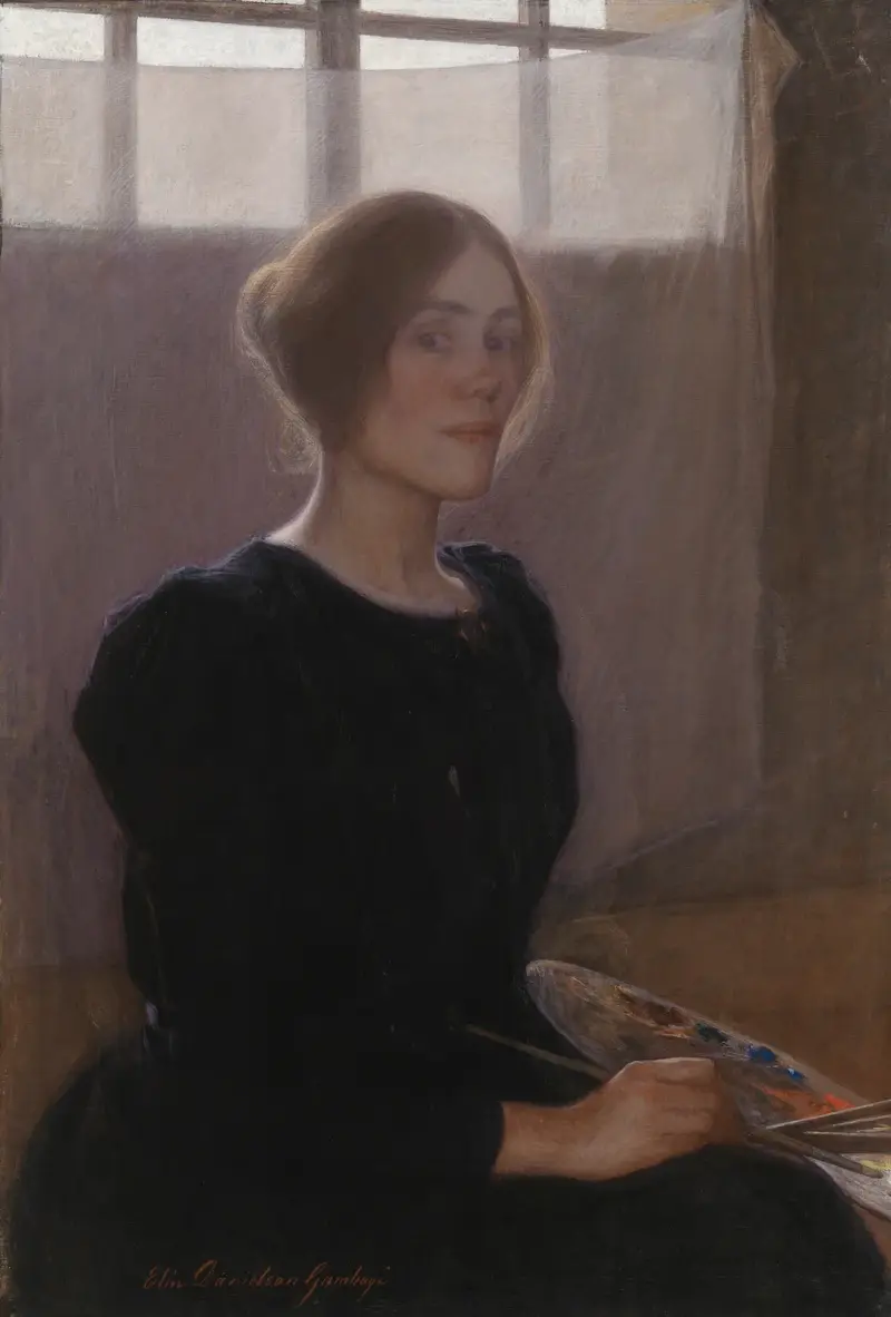 Autoportret, Elin Danielson-Gambogi