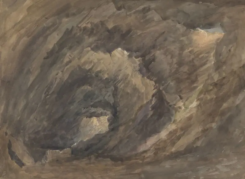 Grottinteriör av David Cox