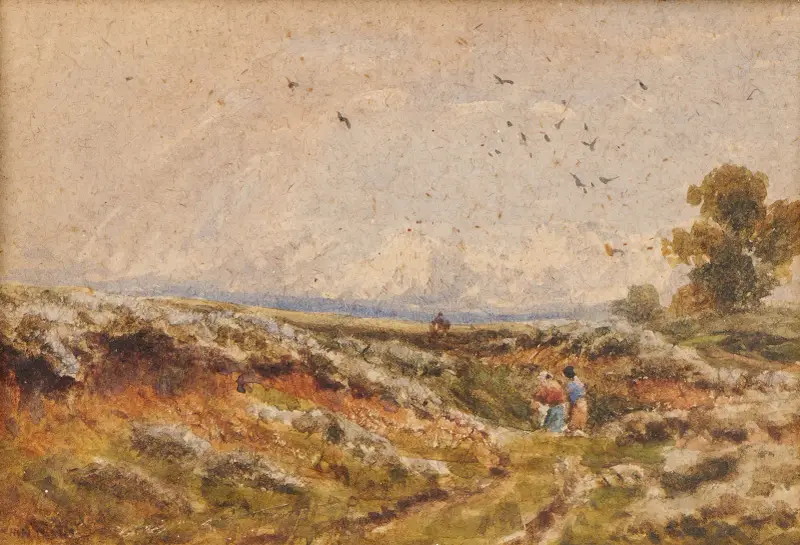 Hedlandskap av David Cox