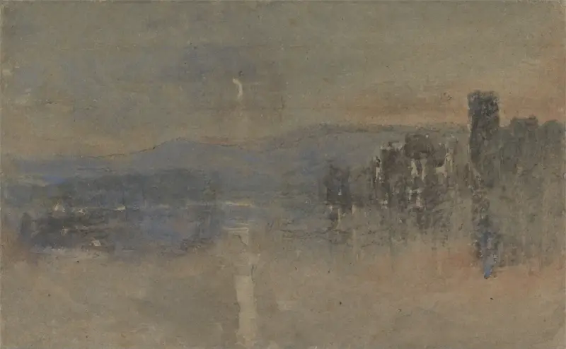 Měsíční krajina, David Cox