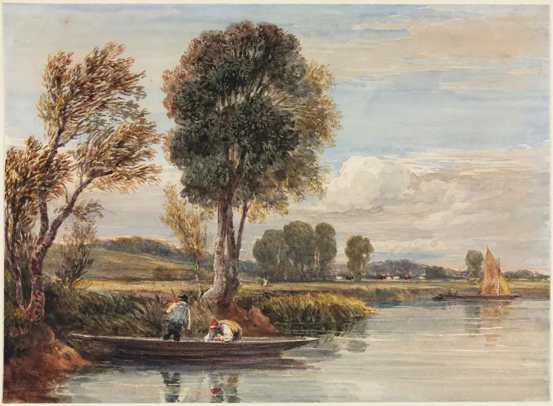 An der Themse von David Cox