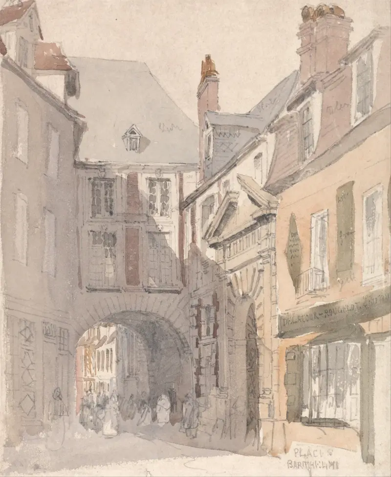 Place St. Barthélemy, Rouen von David Cox