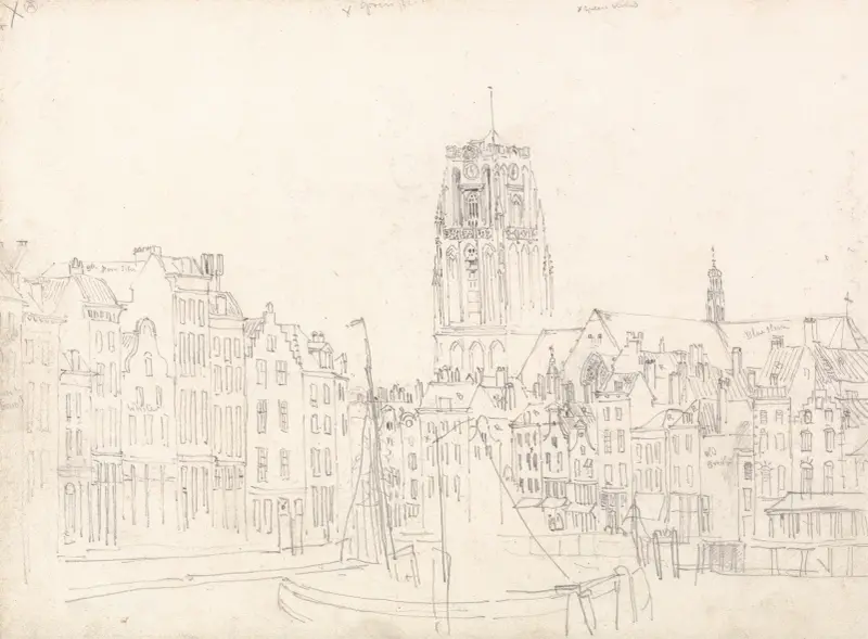 Rotterdam; die Laurentiuskirche von David Cox