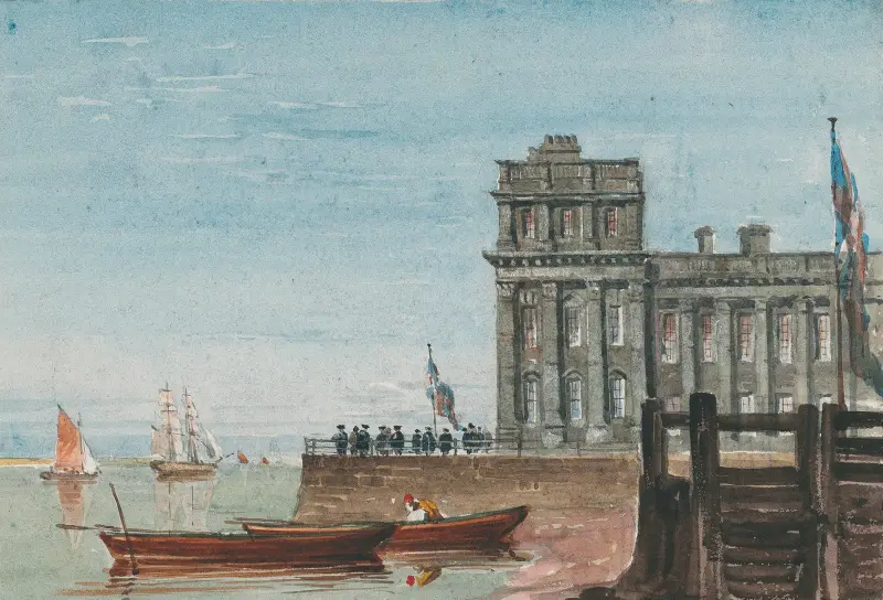 Det gamla tullhuset, Greenwich av David Cox