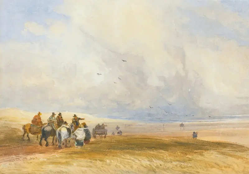 Ulverstone Sands, Cumbria von David Cox