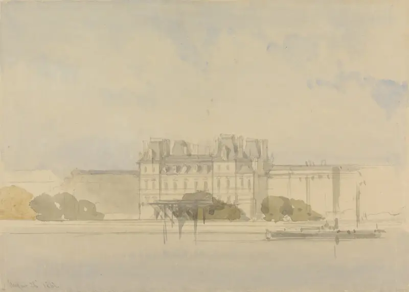 Montague House, Whitehall av David Roberts