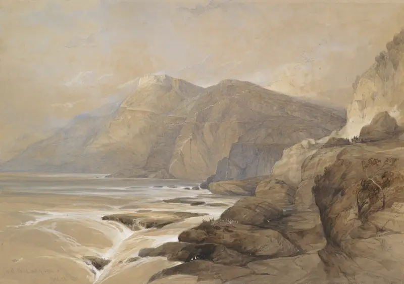Ras-El-Abiad, Coast of Syria av David Roberts