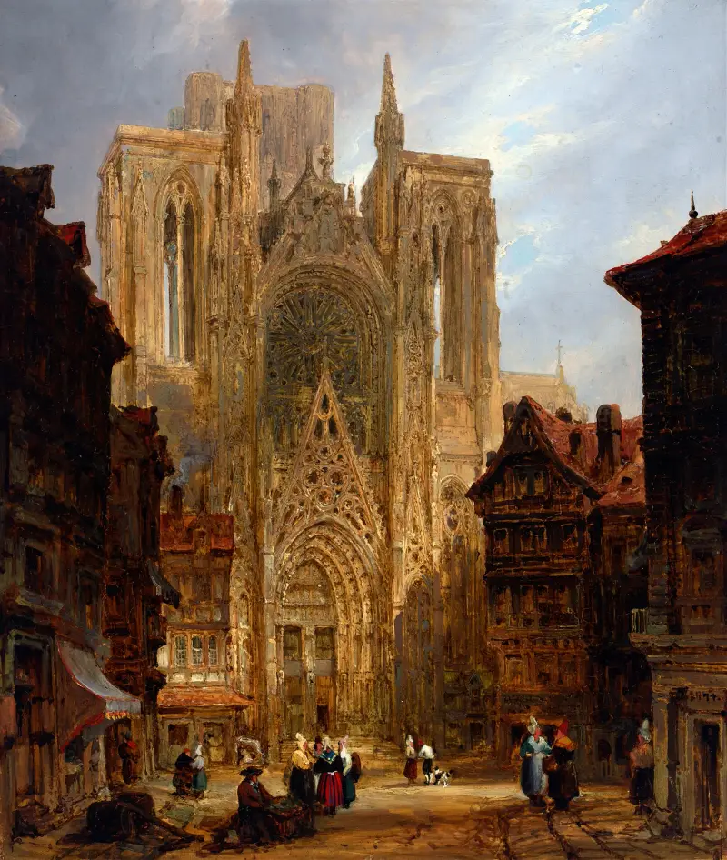 Kathedrale von Rouen von David Roberts