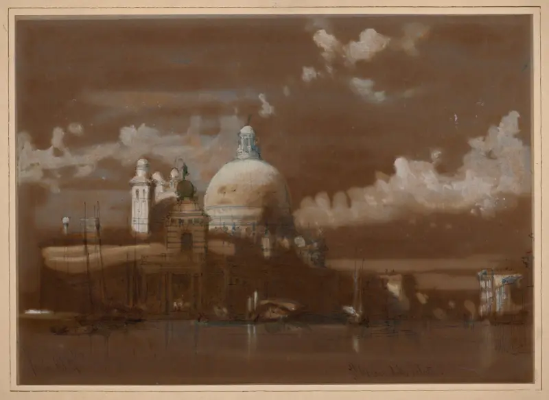 Santa Maria della Salute, Venice av David Roberts