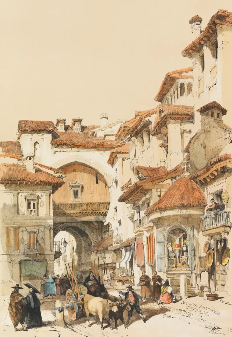 Skizzen aus Spanien von David Roberts