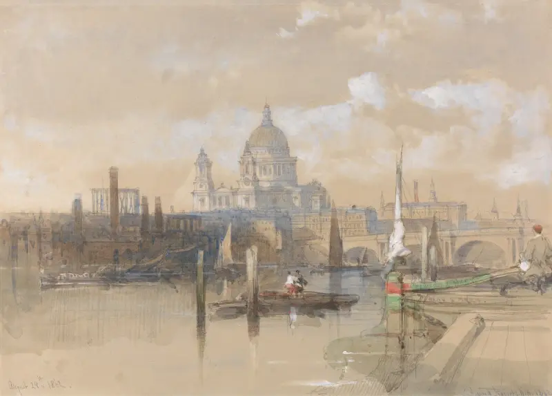 St. Paul’s von David Roberts