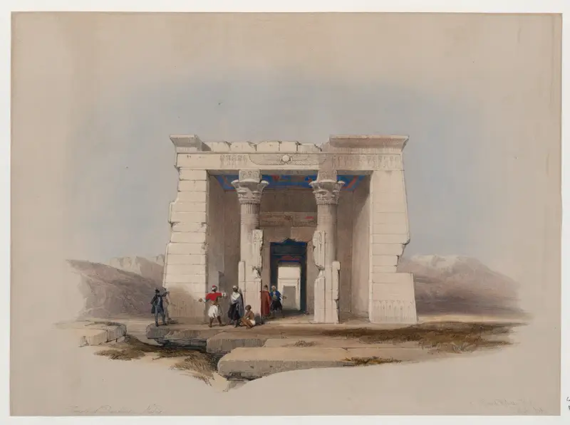 Dendurtemplet, Nubien av David Roberts
