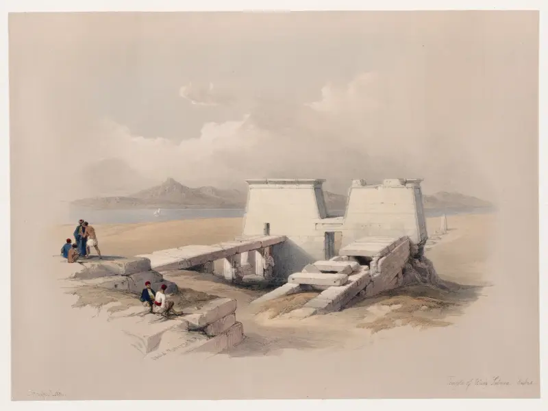 Świątynia w Wadi al-Sabua, Nubia, David Roberts