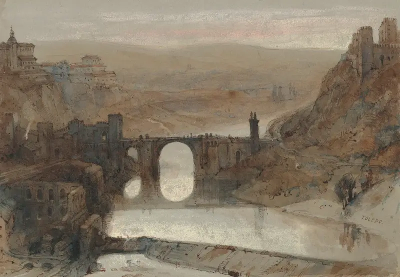 Die Brücke von Toledo von David Roberts