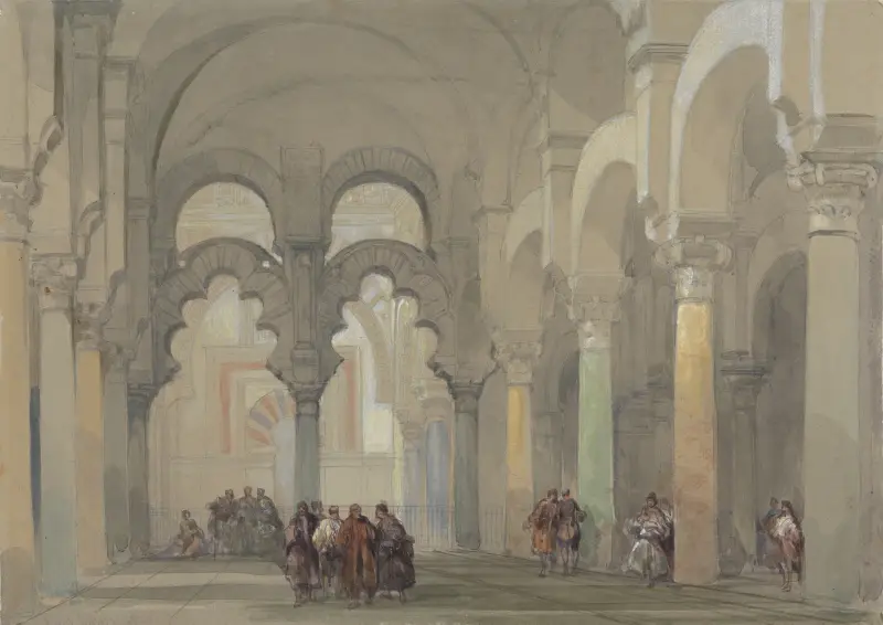 Moskéen i Córdoba av David Roberts