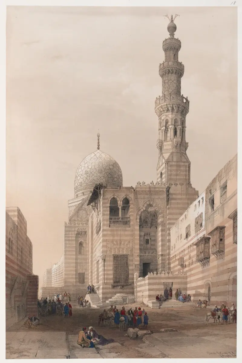 Kalifernas gravar, Kairo av David Roberts
