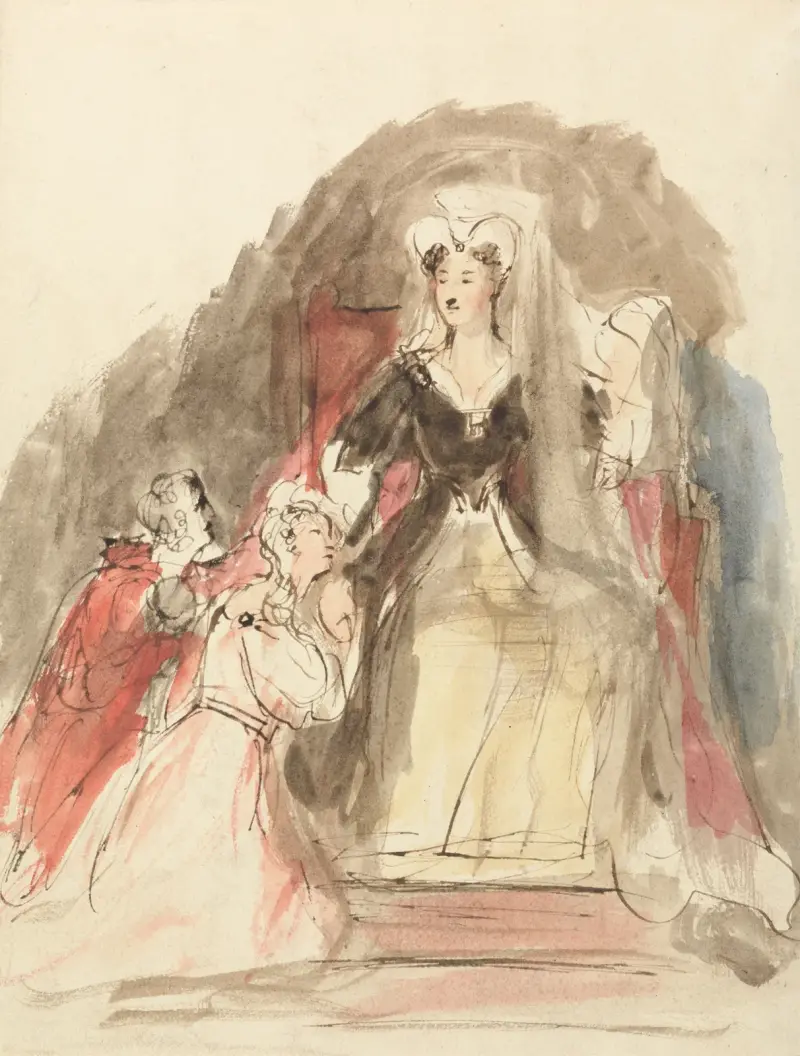 A Scene from ‘The Abbot’ av Sir David Wilkie