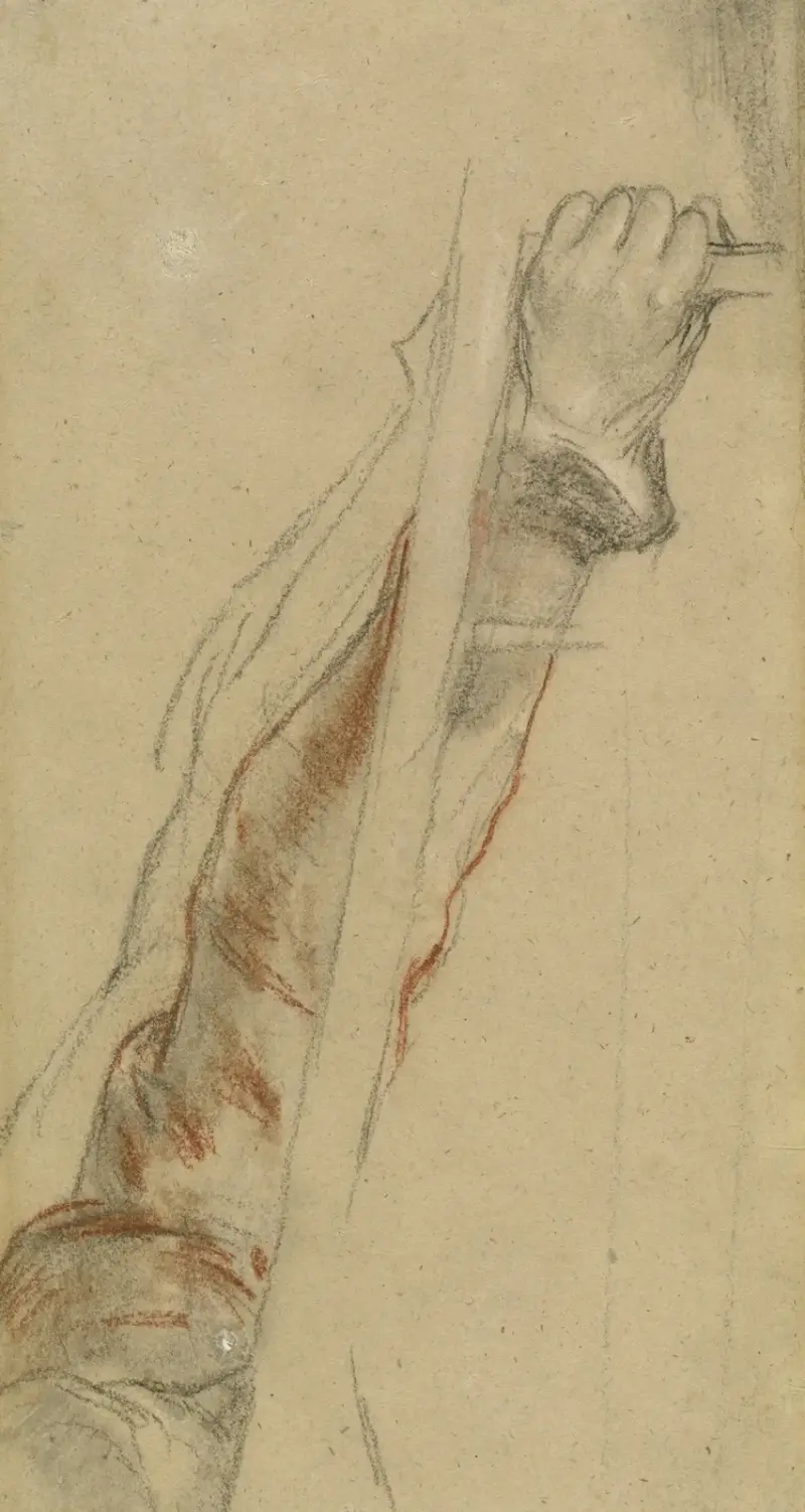 En upplyft arm av Sir David Wilkie