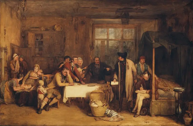 Pfändung wegen Mietzins von Sir David Wilkie