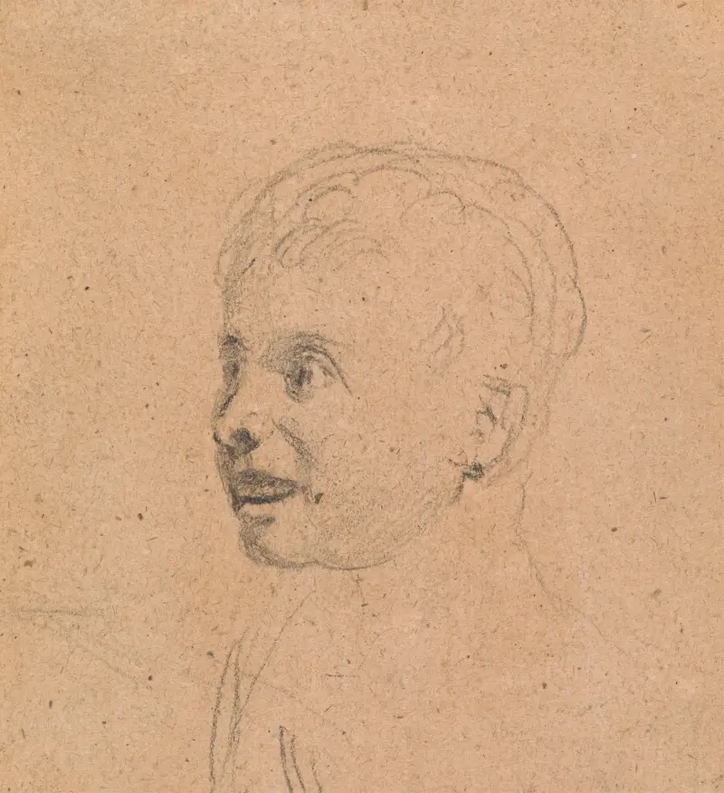 Mädchenkopf von Sir David Wilkie