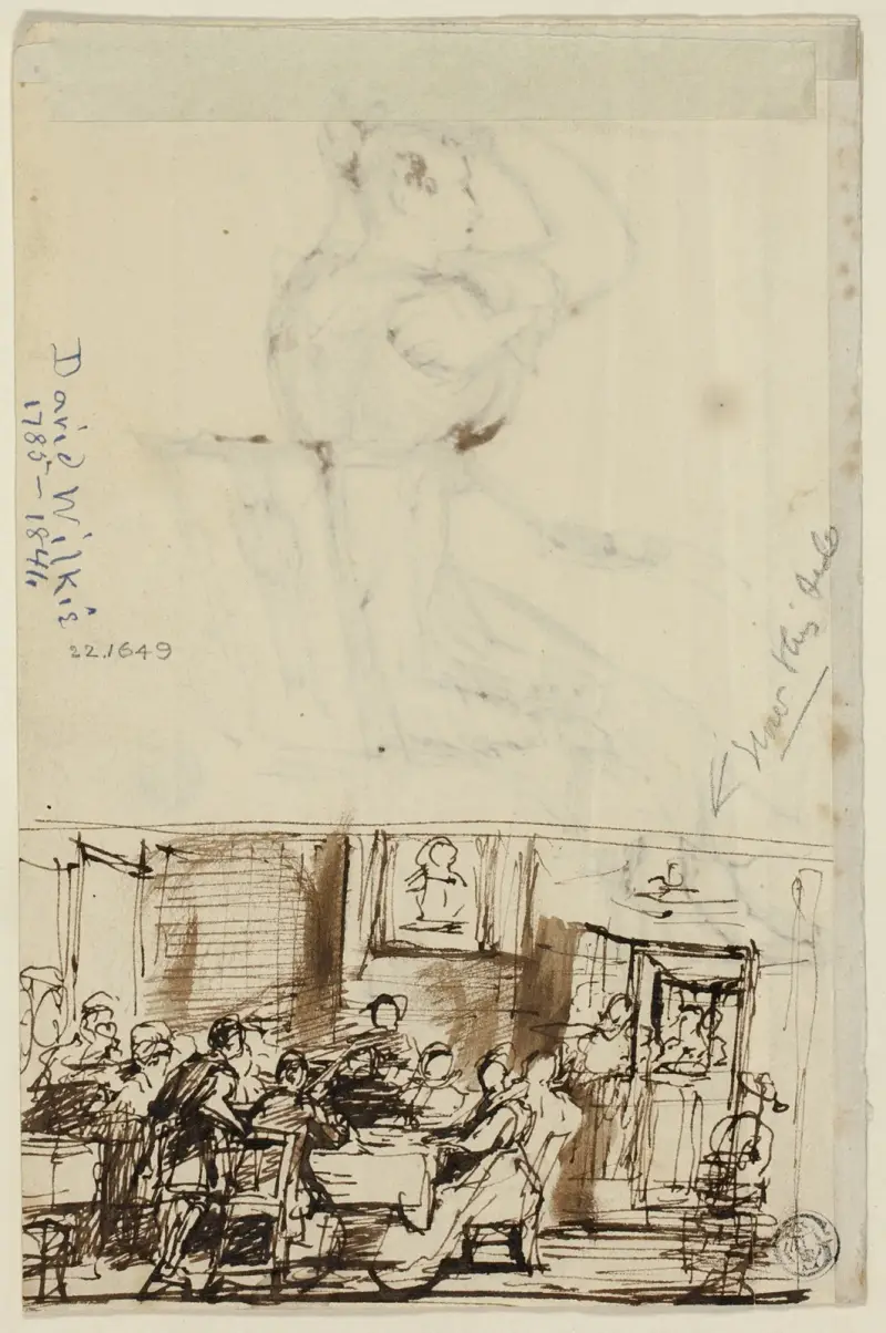 Människor vid ett bord av Sir David Wilkie