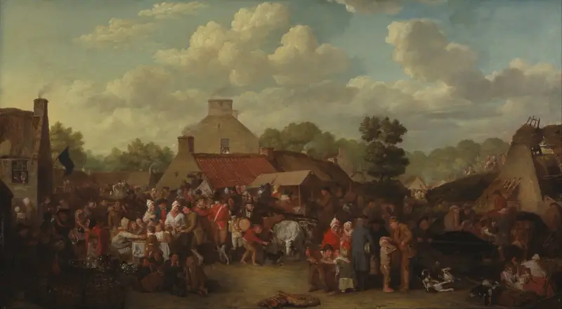 Pitlessie Fair av Sir David Wilkie