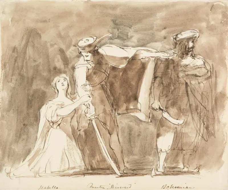 Scena z Quentina Durwarda, Sir David Wilkie
