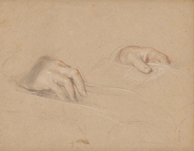 Studie der Hände von Sir David Wilkie
