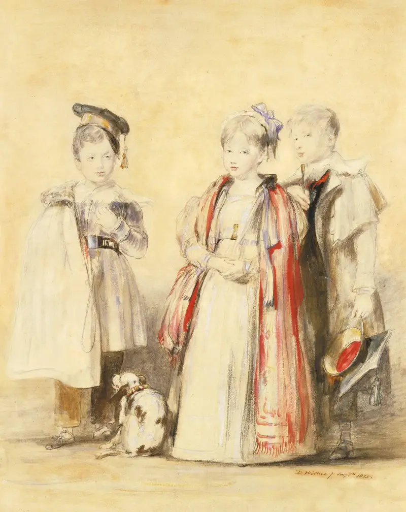 Die Kinder der Familie Hamilton von Sir David Wilkie