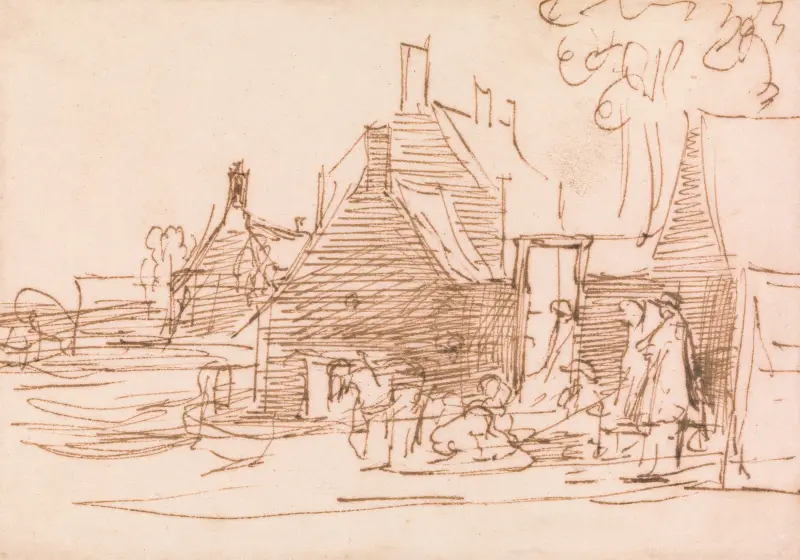 The Manse, Cults, Fife; The Artist’s Old Home av Sir David Wilkie