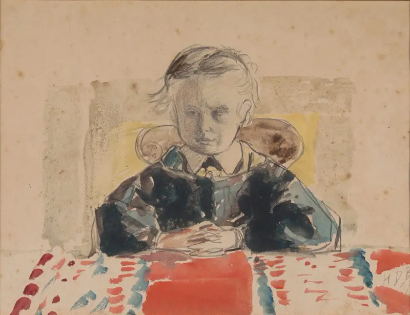 Emile Antoine Vauthier as Child av Henri de Braekeleer