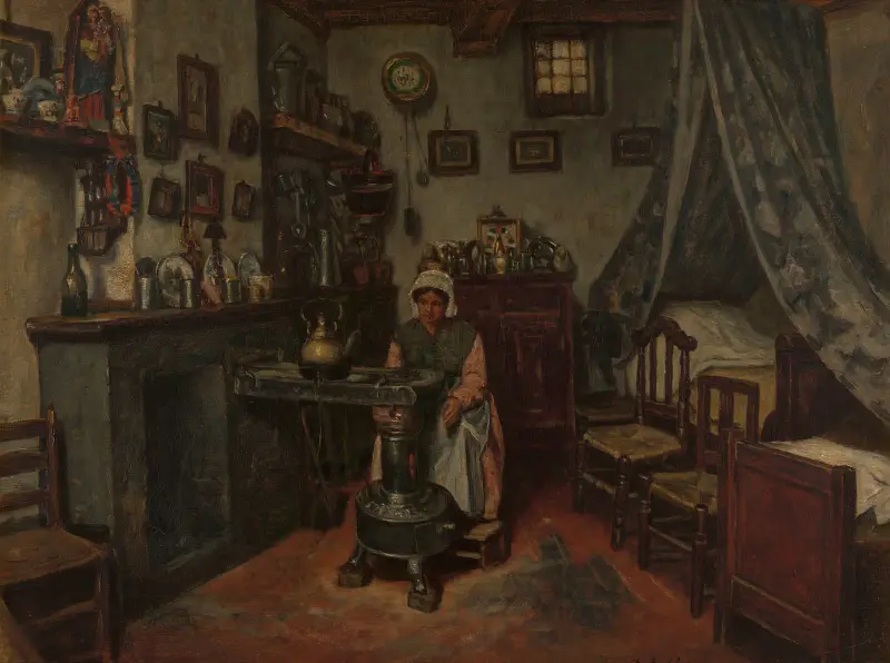 Interiér, Henri de Braekeleer