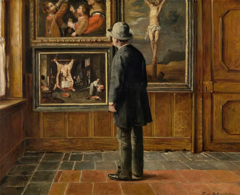 Der Kunstliebhaber von Henri de Braekeleer