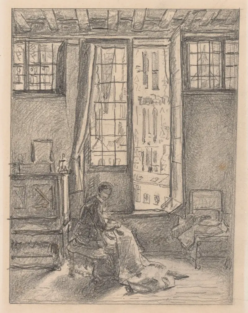 The Carillon av Henri de Braekeleer