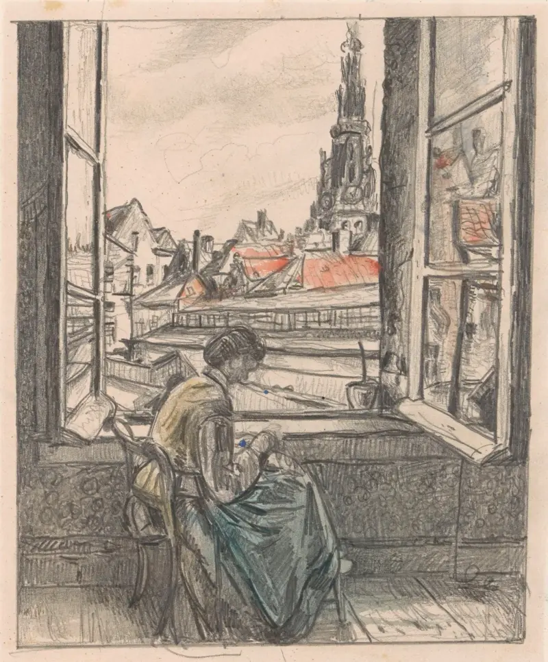Katedralen i Antwerpen av Henri de Braekeleer