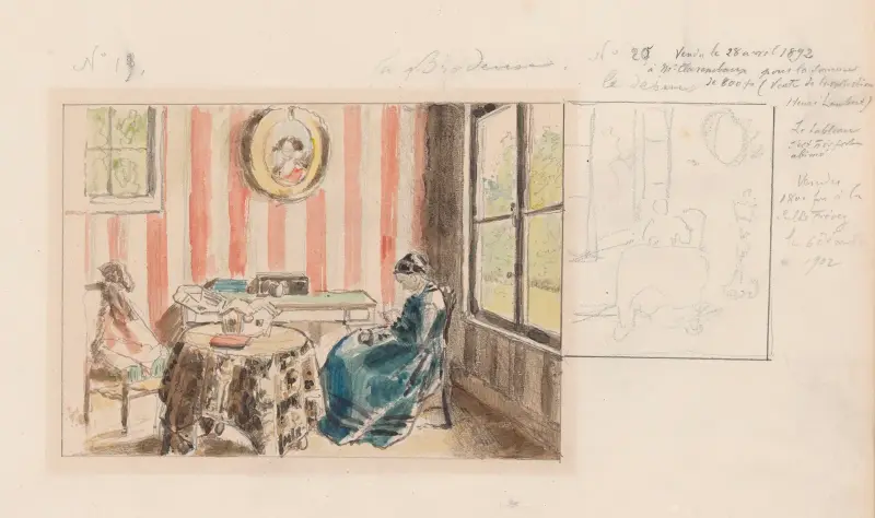 Brodererskan av Henri de Braekeleer
