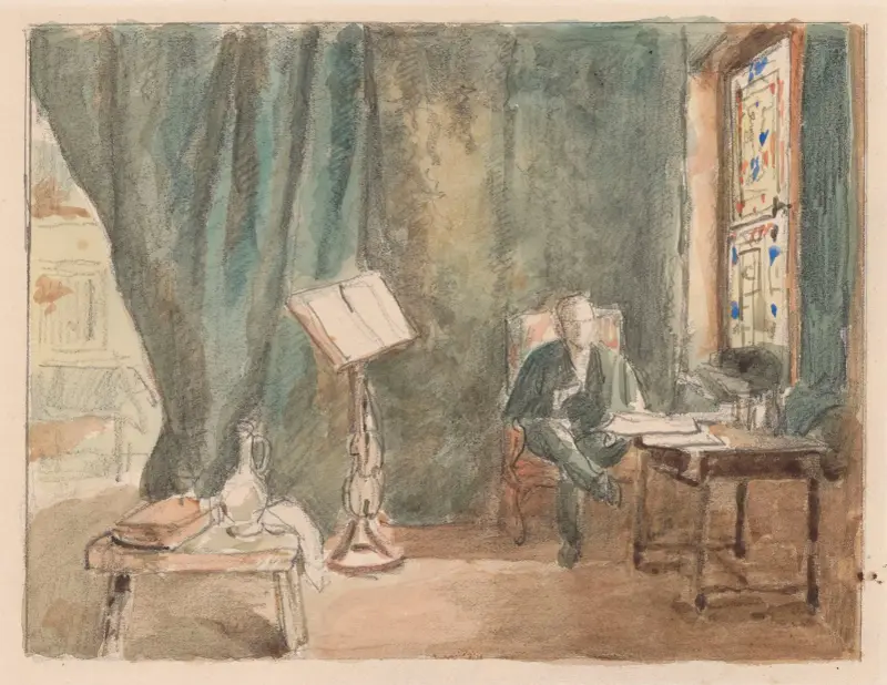 Violinisten av Henri de Braekeleer