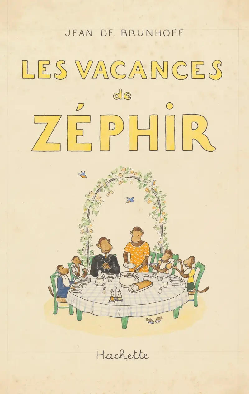 Les vacances de Zéphir Pl.01 av Jean de Brunhoff