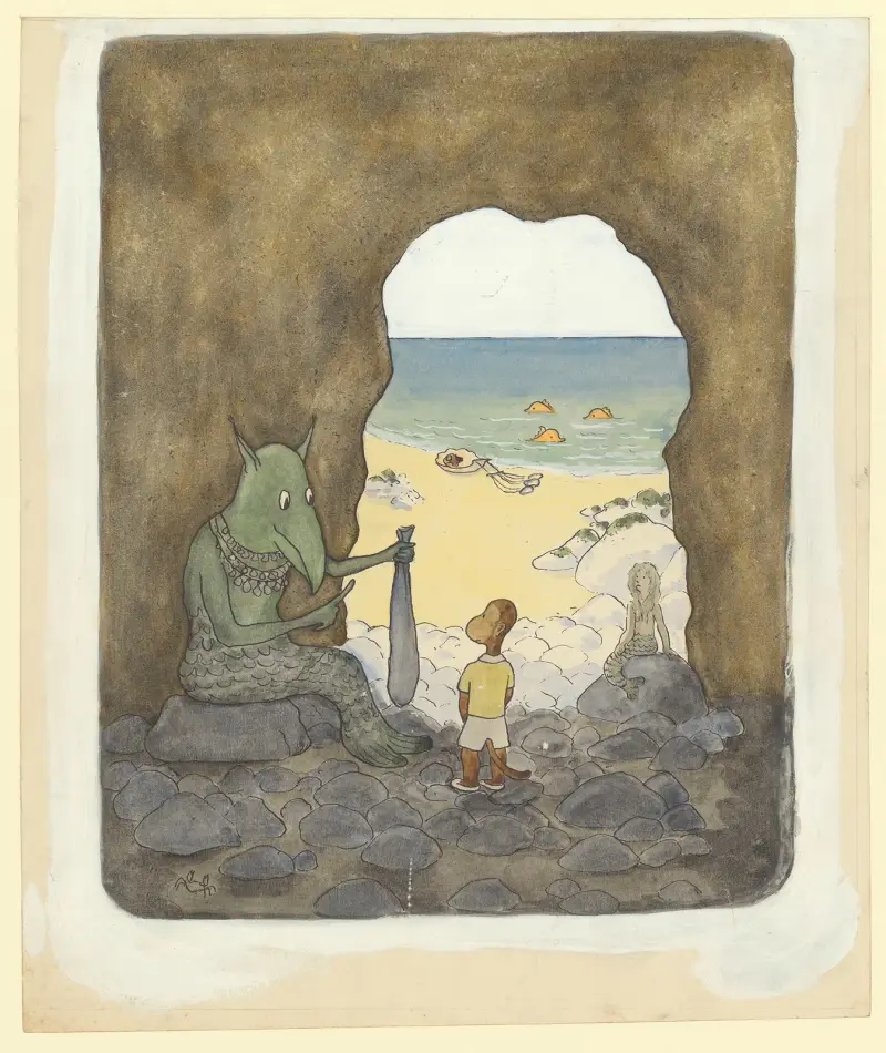 Les vacances de Zéphir Pl.18 av Jean de Brunhoff