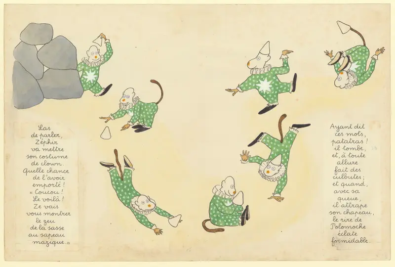Les vacances de Zéphir Pl.24 av Jean de Brunhoff