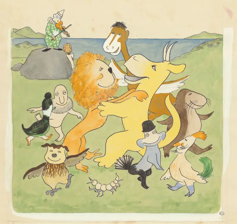 Les vacances de Zéphir Pl.26 av Jean de Brunhoff