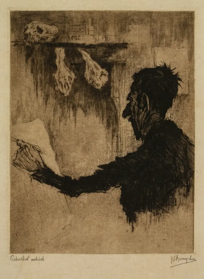 An Artist from the Patershol (Georges Van de Walle, alias Cies de Kalle) av Jules De Bruycker