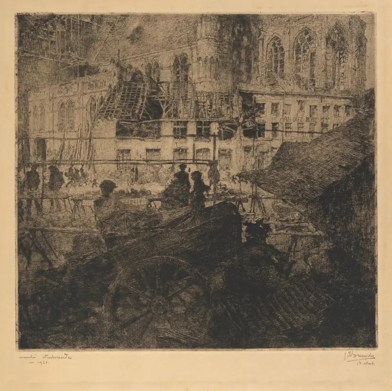 Around the Cathedral of Oudenaarde av Jules De Bruycker