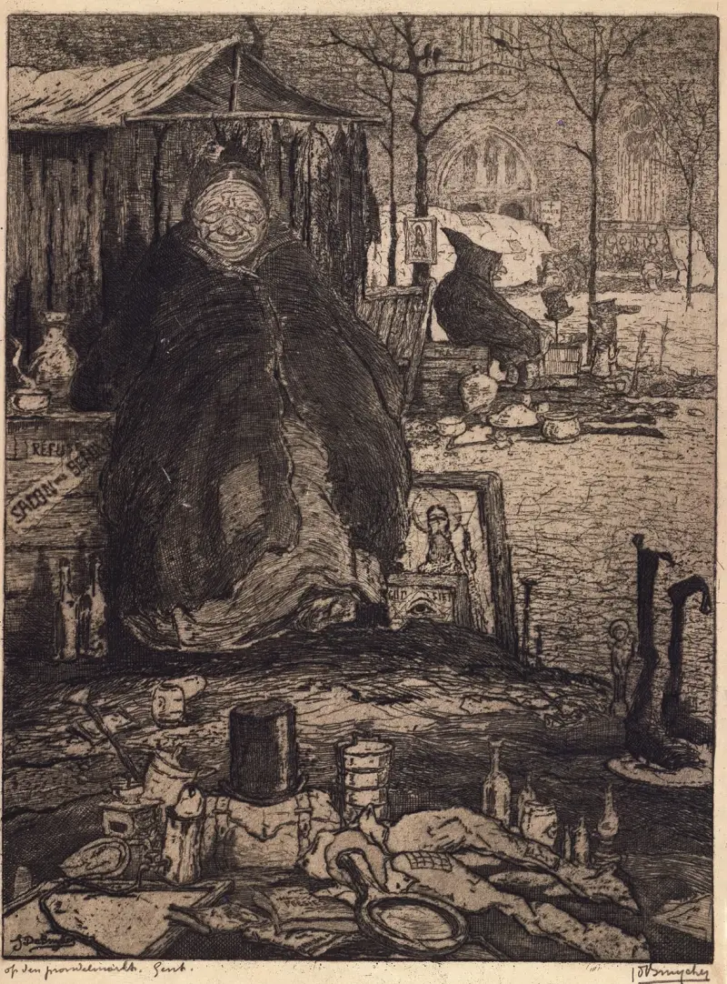 På loppmarknaden av Jules De Bruycker
