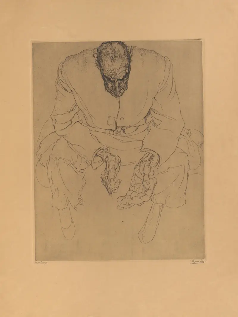 Bettler von Jules De Bruycker