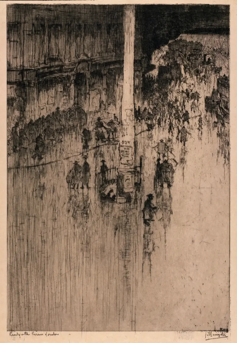 Ludgate Circus in London av Jules De Bruycker
