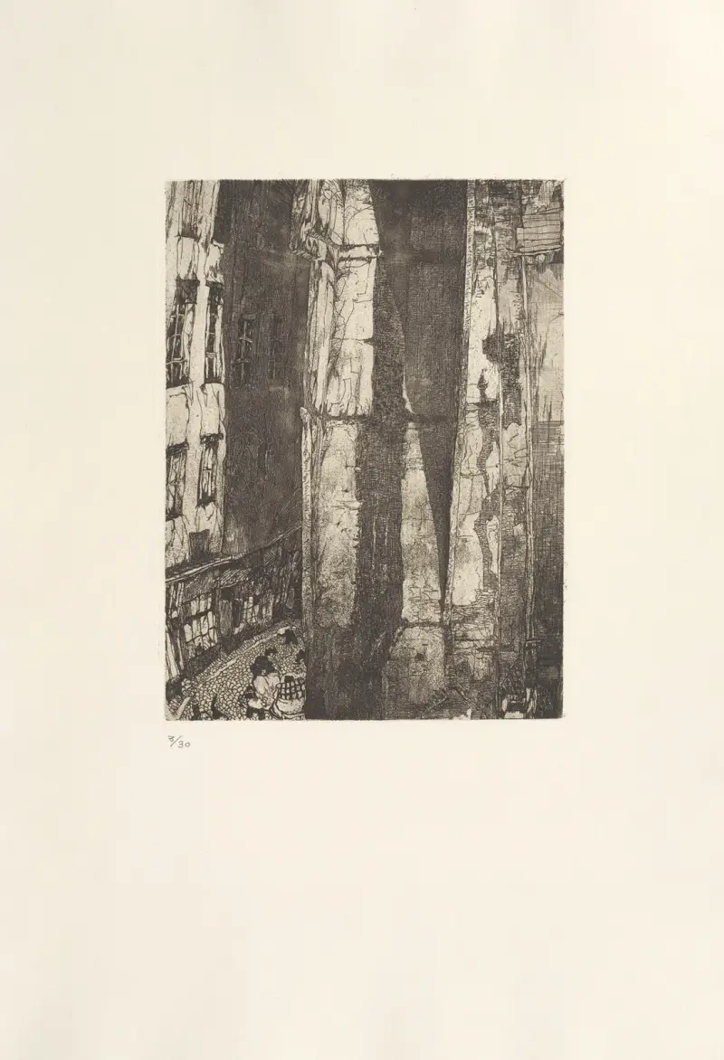 Alte Straße in Paris (Alt-Paris) von Jules De Bruycker