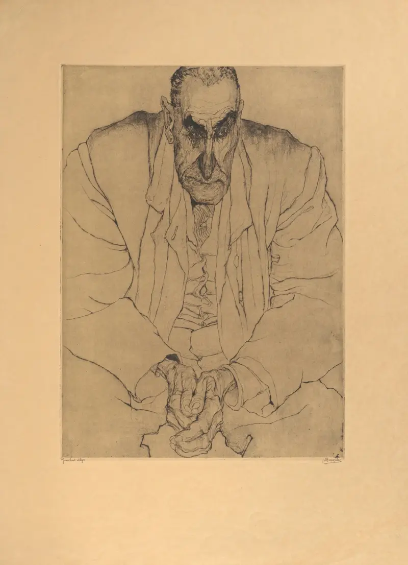 Porträtt av Jacobus Alijn, 1921 – nr 1 av Jules De Bruycker