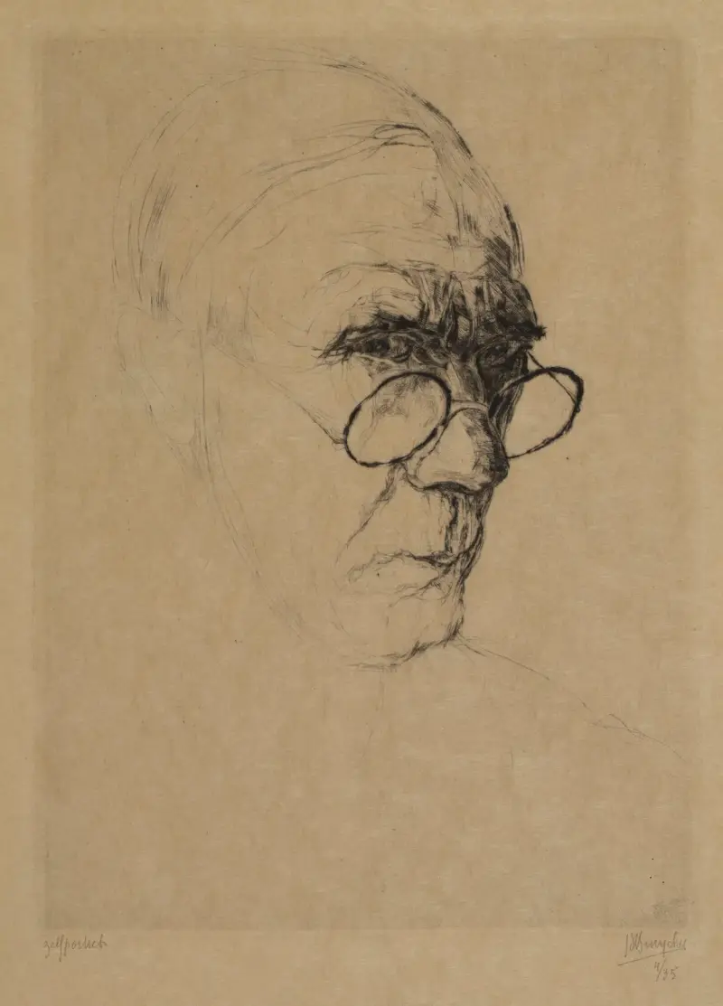 Självporträtt av Jules De Bruycker